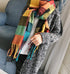 Boy, girl, scarf, bib, baby, cashmere, plaid scarf